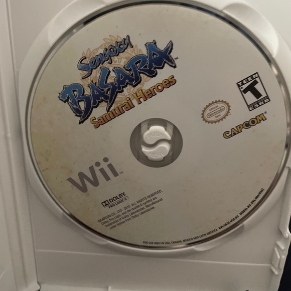 Sengoku Basara: Samurai Heroes Capcom Nintendo Wii North America - Picture 4 of 4